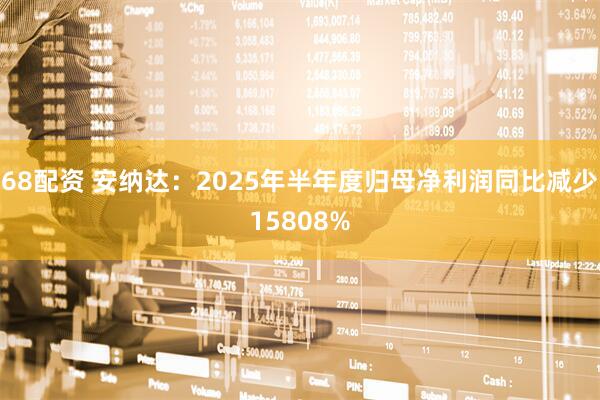 68配资 安纳达：2025年半年度归母净利润同比减少15808%