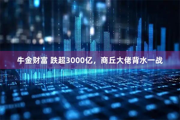 牛金财富 跌超3000亿，商丘大佬背水一战