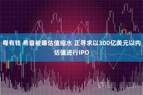 粤有钱 希音被曝估值缩水 正寻求以300亿美元以内估值进行IPO